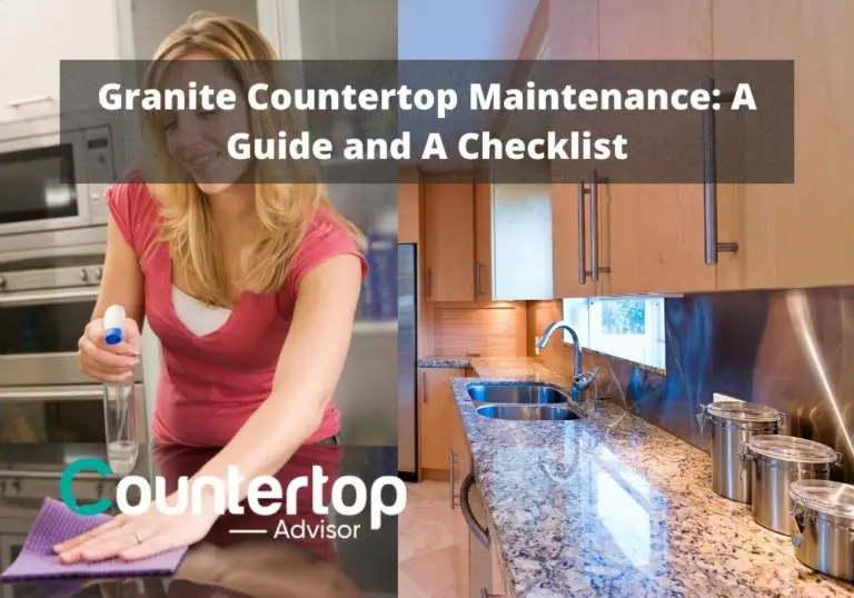 Granite Countertop Maintenance A Guide and A Checklist Countertop