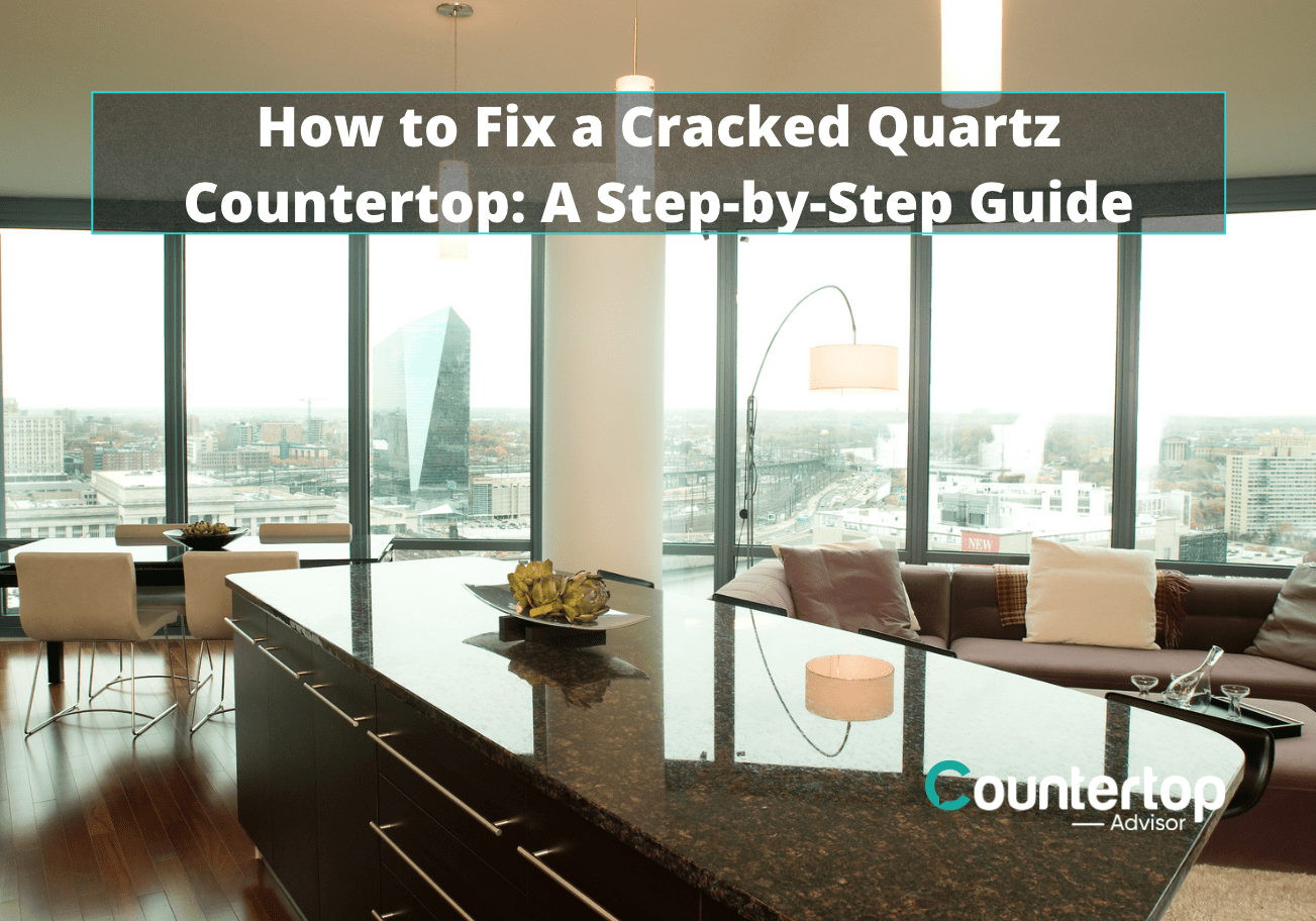 Quartz countertop crack repair