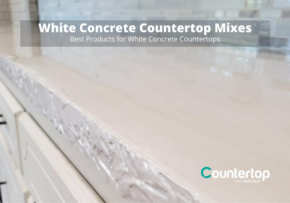 Best White Concrete Countertop Mixes, Pictures Of White Concrete Countertops