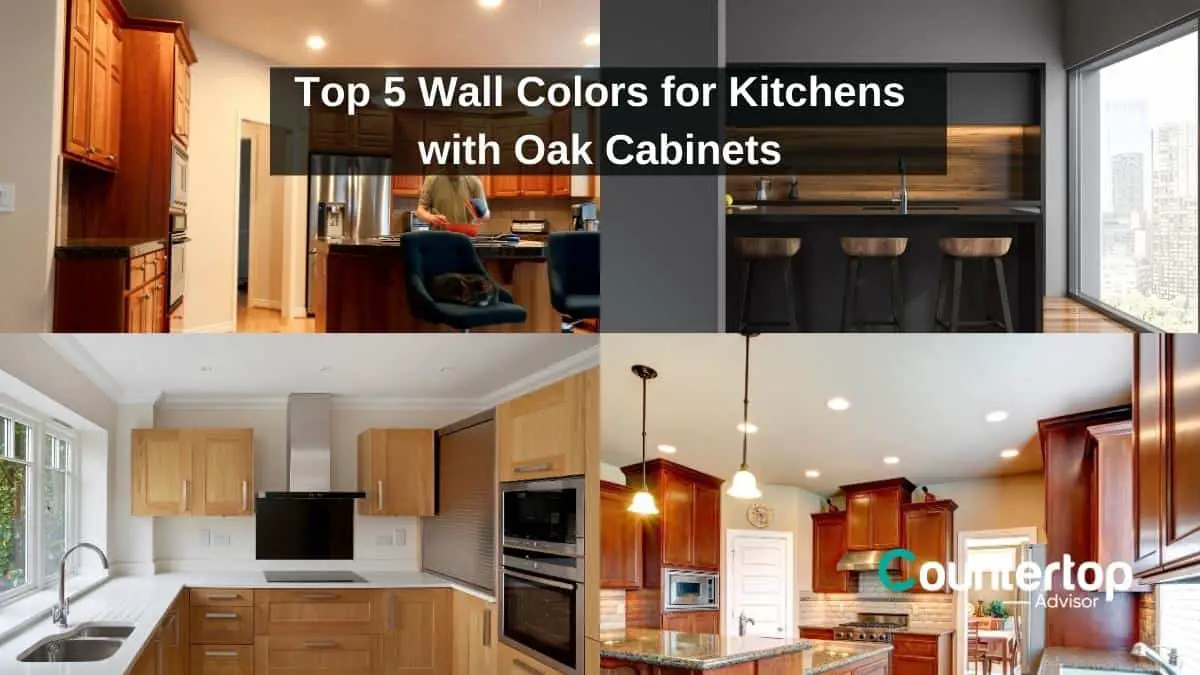 Top 5 Wall Colors for Kitchens with Oak Cabinets